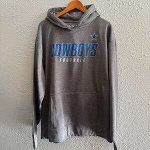 Dallas Cowboys Authentic Gray Hoodie Size 2XL
